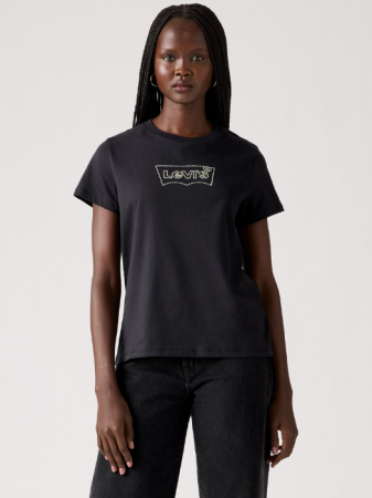 Tricouri si Topuri - Levi's Tricou Negru Regular Femei