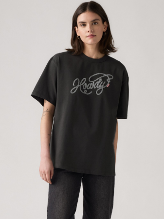 IMBRACAMINTE - Levi's Tricou Negru Regular Femei