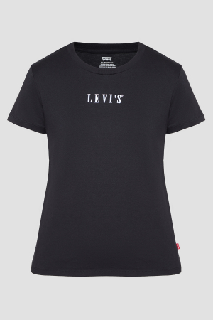 ЖЕНЩИНЫ - Levi's Женская Футболка Чёрная Regular