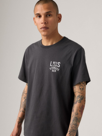 BARBATI - Levi's Tricou Negru Relaxed Barbati