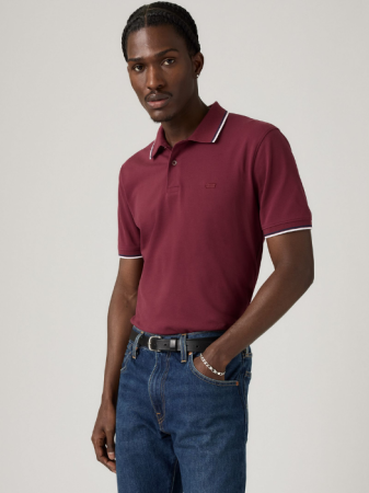 Levi's Tricou Polo Rosu Visiniu Slim Barbati [2]