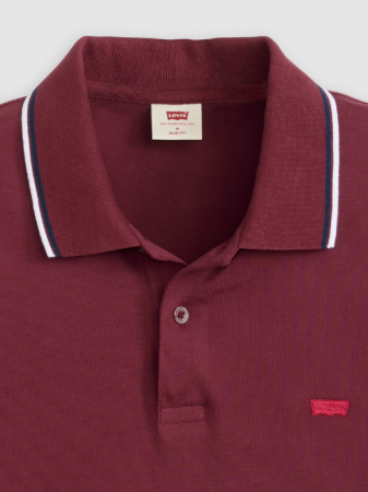 Levi's Tricou Polo Rosu Visiniu Slim Barbati [4]