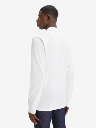 Levi's Tricou Polo Cu Maneca Lunga Alb Relaxed Barbati [1]