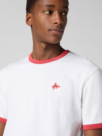 Levi's Футболка Alb/Rosu Regular [2]