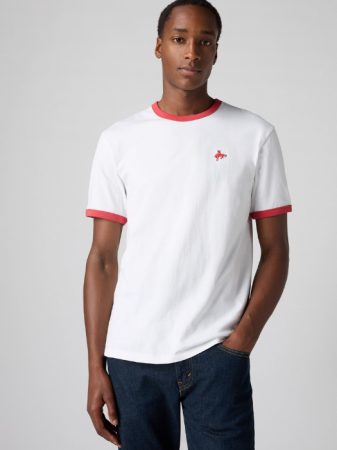 Футболки и Поло - Levi's Футболка Alb/Rosu Regular