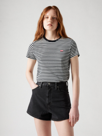FEMEI - Levi's Tricou Negru Regular Femei