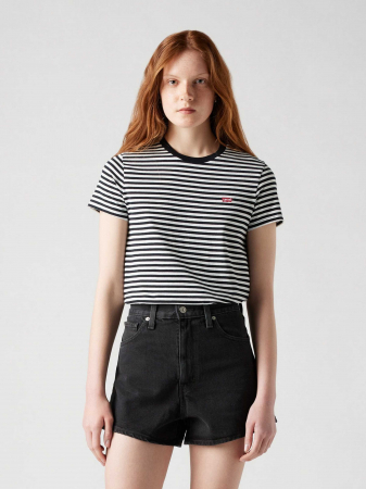 FEMEI - Levi's Tricou Negru Regular Femei