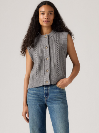Veste - Levi's Vesta Gri Regular Femei