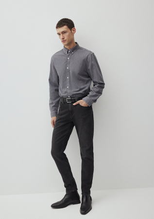 Tapered - Mavi Blugi Gri Inchis London Tapered Barbati