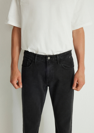Mavi Blugi Gri Inchis Milan Slim Tapered Barbati [6]