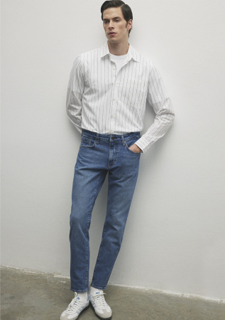 Tapered - Mavi Blugi Albastri London Tapered Barbati