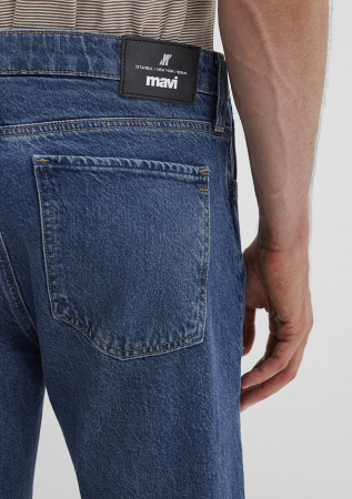 Mavi Blugi Navy Milan Slim Tapered Barbati [6]