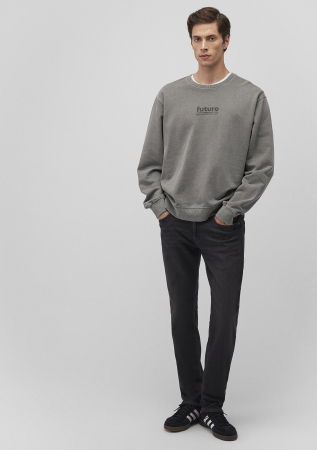 Mavi Blugi Gri Inchis Marcus Slim Straight Barbati [1]