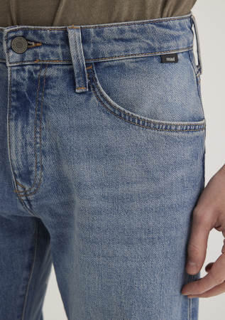 Mavi Мужские Джинсы Синие Marcus Slim Straight [4]