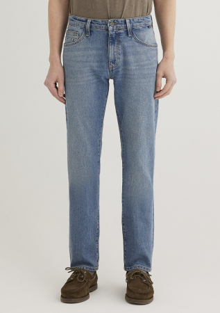 Mavi Мужские Джинсы Синие Marcus Slim Straight [2]
