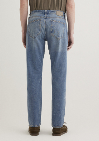 Mavi Мужские Джинсы Синие Marcus Slim Straight [3]