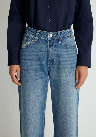 Mavi Blugi Albastri Deschisi Malibu Wide Leg Femei [7]