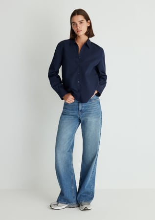 Wide Leg - Mavi Blugi Albastri Deschisi Malibu Wide Leg Femei
