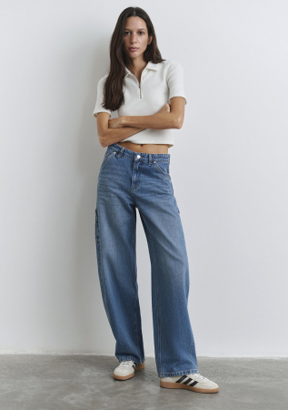 Baggy - Mavi Blugi Albastri BERRY Baggy Femei