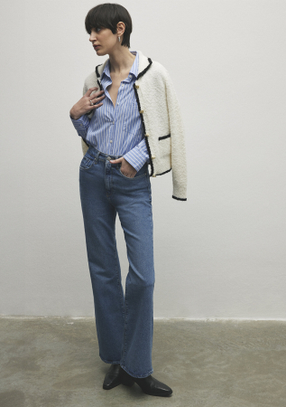 FEMEI - Mavi Blugi Albastri Los Angeles Flare Bootcut Femei
