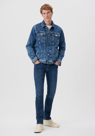 Mavi Мужские Джинсы Темно-Синие Marcus Slim Straight [1]