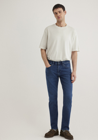 BARBATI - Mavi Blugi Navy Marcus Slim Straight Barbati