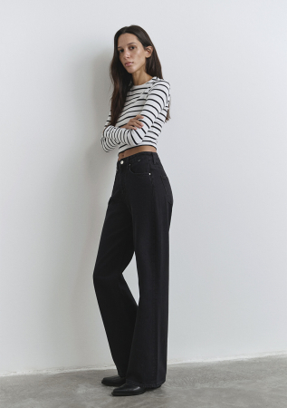 Mavi Blugi Negri Victoria Wide Leg Femei [1]