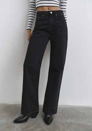Mavi Blugi Negri Victoria Wide Leg Femei [2]