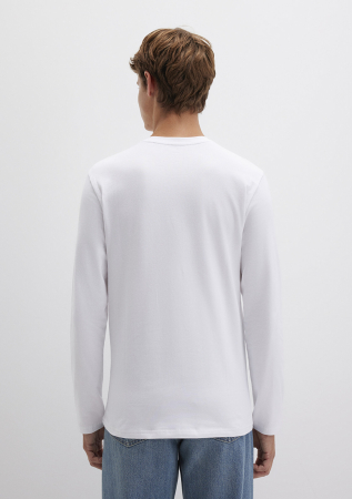 Mavi Bluza Alba  Barbati [3]