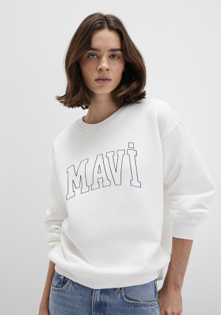 Mavi Bluza Alba Loose Femei [1]