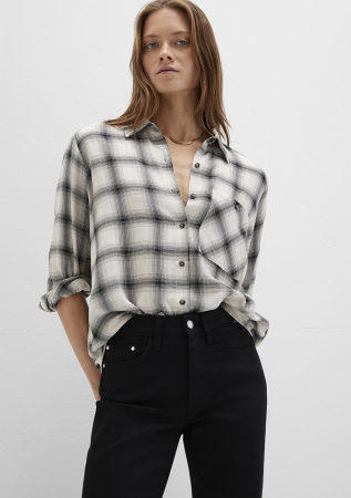 ЖЕНЩИНЫ - Mavi Женская Рубашка Beige Check 