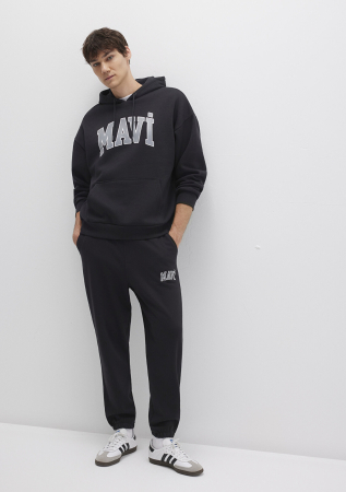 Mavi Pantaloni Negri Loose Barbati [1]