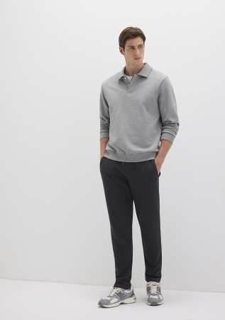 Mavi Pantaloni Negri Regular Straight Barbati [2]