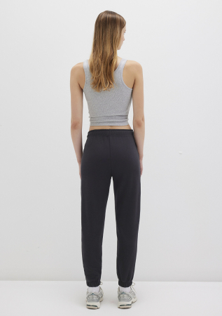 Mavi Pantaloni Negri Slim Straight Femei [4]