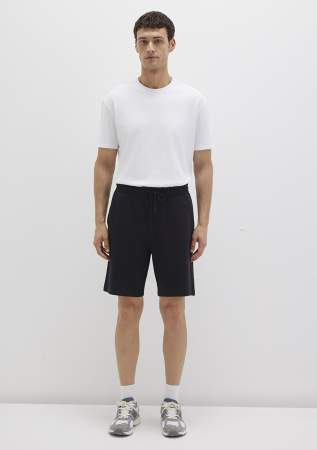 Mavi Pantaloni Scurti Negri Slim Straight Barbati [3]