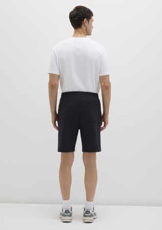 Mavi Pantaloni Scurti Negri Slim Straight Barbati [4]