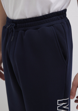 Mavi Pantaloni Navy Loose Barbati [5]
