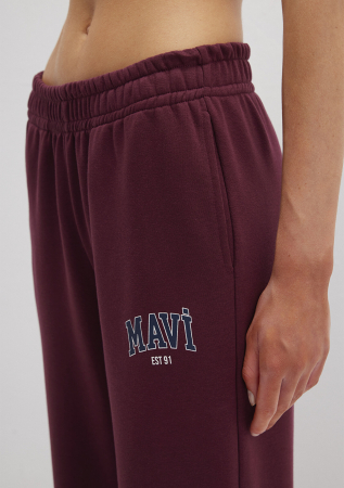 Mavi Pantaloni Rosii-Visiniii Straight Femei [6]