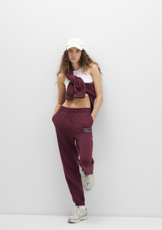 Mavi Pantaloni Rosii-Visiniii Straight Femei [1]
