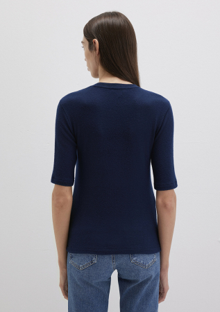 Mavi Свитер С Коротким Рукавом Navy Fitted [5]
