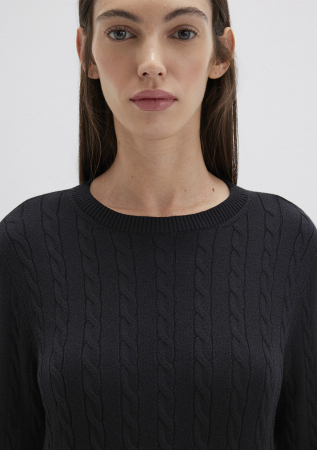 Mavi Pulover Negru  Femei [4]