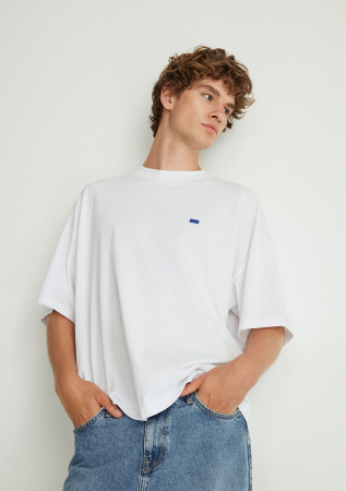 Mavi Tricou Alb Oversize Barbati [4]