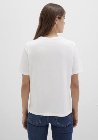 Mavi Tricou Alb Regular Femei [5]