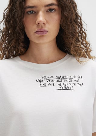 Mavi Tricou Alb Regular Femei [4]