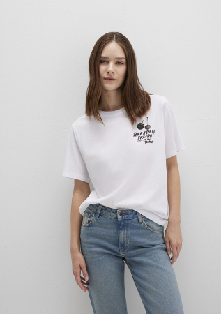 FEMEI - Mavi Tricou Alb Regular Femei