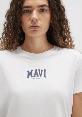 Mavi Футболка Alb Regular [4]