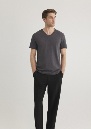 IMBRACAMINTE - Mavi Tricou Gri Inchis Fitted Barbati