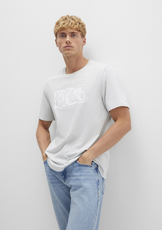 Mavi Tricou Gri Deschis Regular Barbati [1]