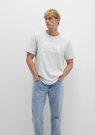 Mavi Tricou Gri Deschis Regular Barbati [2]