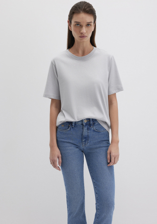 Mavi Tricou Gri Deschis Regular Femei [1]